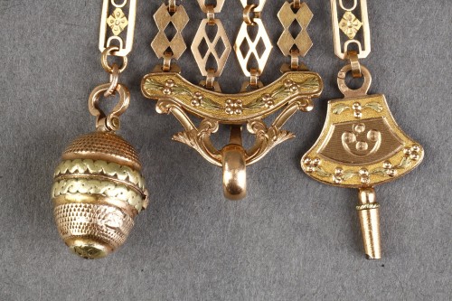 Napoléon III - Three-gold chatelaine