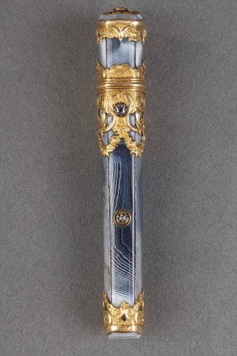 Agate and gold case 18th century - Louis XV