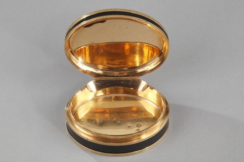 Antiquités - Tabatiere Louis XV, Jean Guillaume Vealle, probablement miniature John Russel