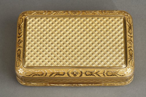 Objets de Vitrine Coffret & Nécessaire - Boîte à priser en or, début XIXe siècle, maître orfèvre Augustin-André Héguin