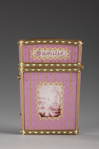 18th century - Gold, enamel and tablet case 18th century