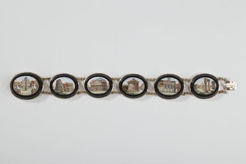 Bracelet à micromosaiques, début du XIXe siècle - Bijouterie, Joaillerie Style 