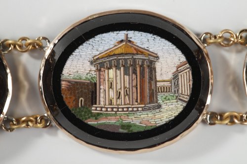 Bracelet à micromosaiques, début du XIXe siècle - 