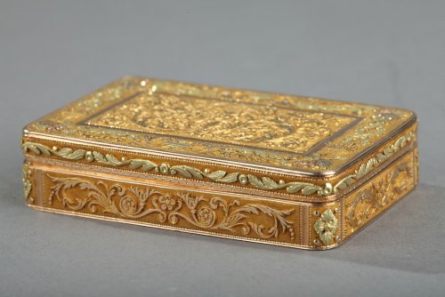 Boite ou tabatière en or début du XIXe siècle - Ouaiss Antiquités