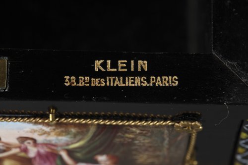 Antiquités - Coffret en émail de Vienne signé Klein XIXe siècle