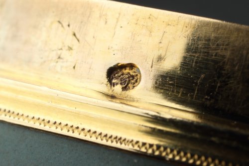 Boite en or, écaille et vernis, époque Louis XVI - Louis XVI
