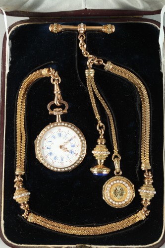 Exceptional Leroy &amp; Fils Chatelaine - Antique Jewellery Style Restauration - Charles X