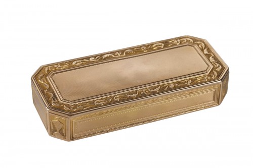 Late 18th-early 19th century gold box by Jacques-Alexandre Guillemot