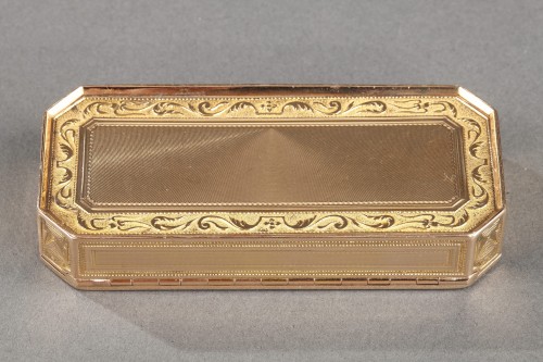 Late 18th-early 19th century gold box by Jacques-Alexandre Guillemot - Louis XVI