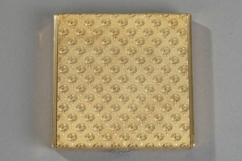Poudrier en or Boucheron 1960 - Ouaiss Antiquités