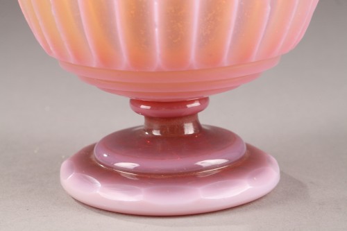 Charles X Pink Opaline Flask - 