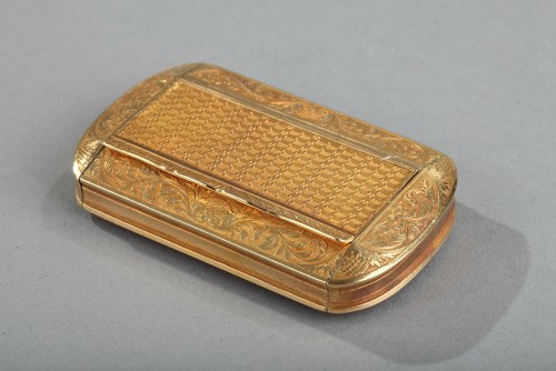 Gold Snuff Box, Restauration Period circa 1820-1830 - Objects of Vertu Style Restauration - Charles X