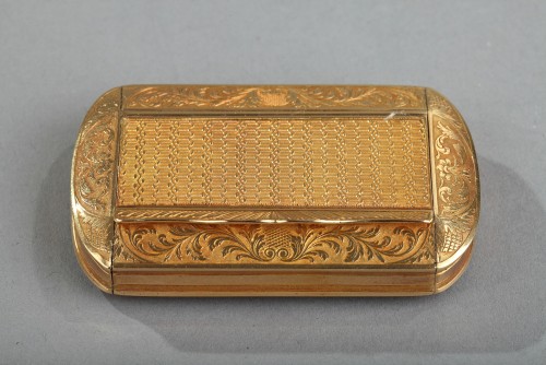 19th century - Gold Snuff Box, Restauration Period circa 1820-1830
