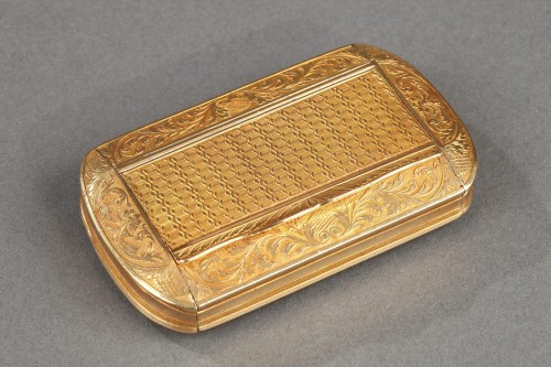 Gold Snuff Box, Restauration Period circa 1820-1830 - Restauration - Charles X