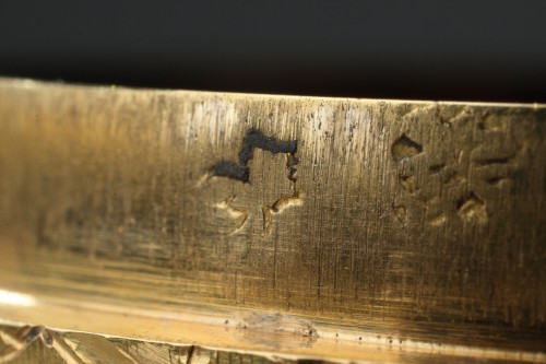 18th-century Gold box with miniature on ivory Elisabeth Auguste Palatina - Louis XVI