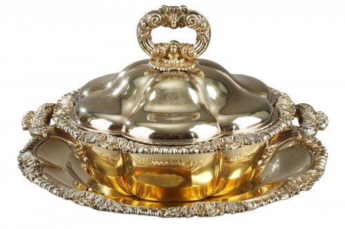 Charles Nicolas Odiot - Vermeil oille tureen Mid-19th century