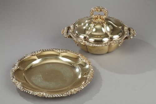 19th century - Charles Nicolas Odiot - Vermeil oille tureen Mid-19th century