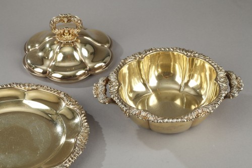 Charles Nicolas Odiot - Vermeil oille tureen Mid-19th century - Restauration - Charles X