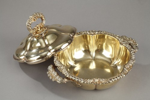 Antiquités - Charles Nicolas Odiot - Vermeil oille tureen Mid-19th century