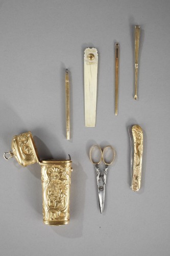 Antiquités - 18th Century Gold Necessaire