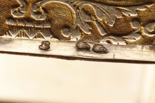 Empire - Rectangular, gold vinaigrette early 19th century