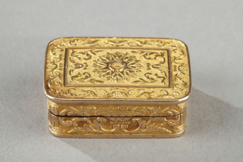 Antiquités - Rectangular, gold vinaigrette early 19th century