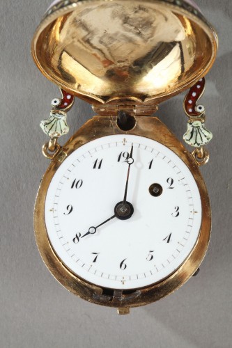 Napoléon III - Gold and enamel watch, viennese craftsmanship circa 1860-1870