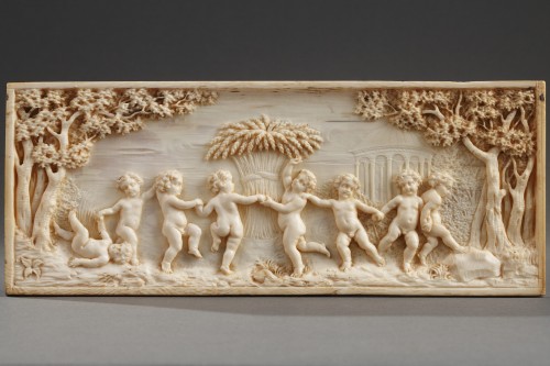 Early 19th Century continental ivory plaque - Objects of Vertu Style Directoire