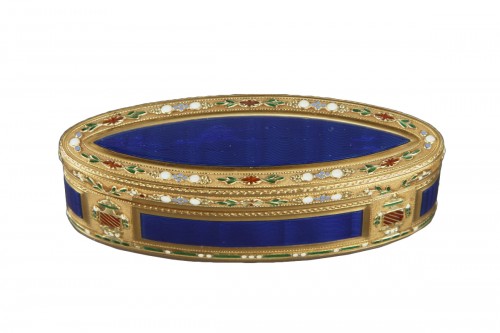 18th Century Gold and Enamel Snuffbox 