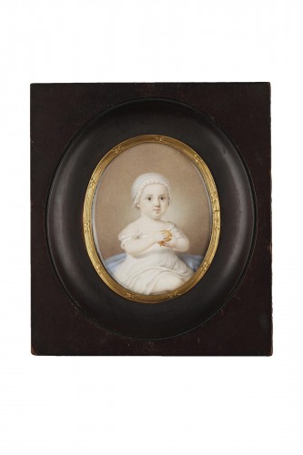 Miniature portrait of Louis-Philippe, Duke of Orléans, by Nicolas JACQUES  (1780-1844) - Ref.86417