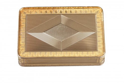 Early 19th century Gold box. Rémond, Lamy, Mercier & Co. à Genève