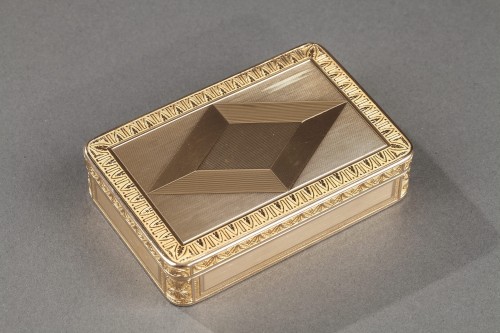 Early 19th century Gold box. Rémond, Lamy, Mercier &amp; Co. à Genève - Objects of Vertu Style Restauration - Charles X