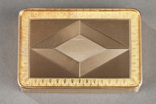 Objects of Vertu  - Early 19th century Gold box. Rémond, Lamy, Mercier &amp; Co. à Genève