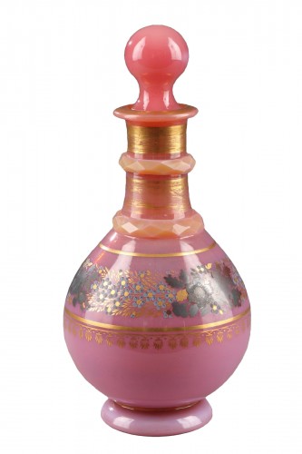 Early 19th Century Pink Opaline Bottle