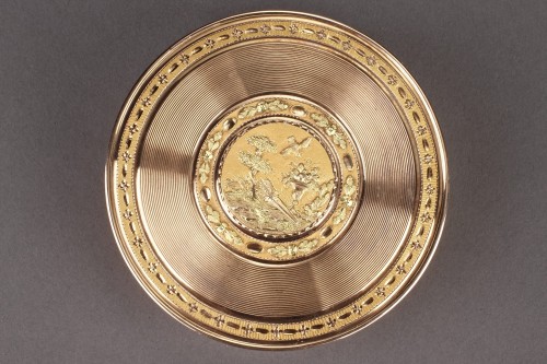 XVIIIe siècle - Boite en or et écaille XVIIIe siècle