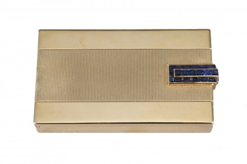 Minaudière en or et saphirs, Cartier