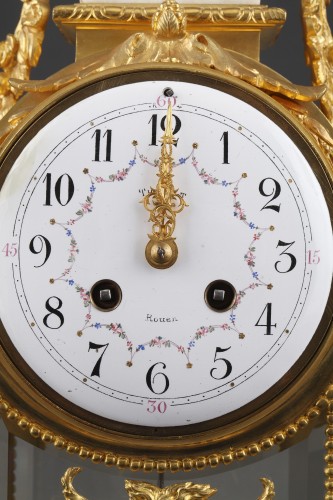 Antiquités - 19th century gilt bronze and cristal clock. 