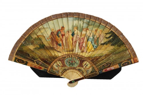 Mid-19th century Ivory fan Maison Creusy