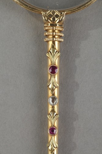 19th century Gold, diamond Face-à-main - 