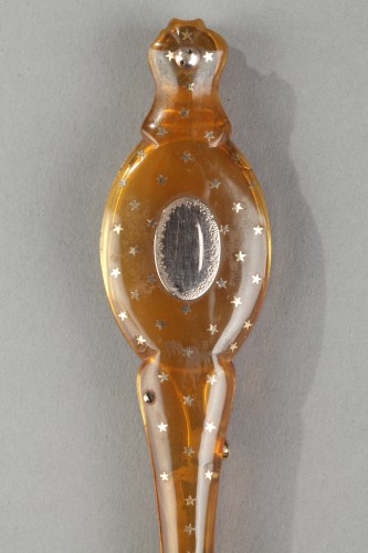 19th century - Large gold and tortoiseshell face-à-main
