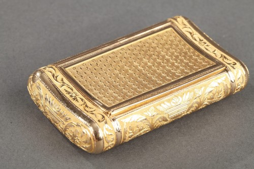 An early 19th century French gold snuff-box - Objects of Vertu Style Restauration - Charles X