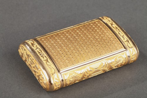 Restauration - Charles X - An early 19th century French gold snuff-box