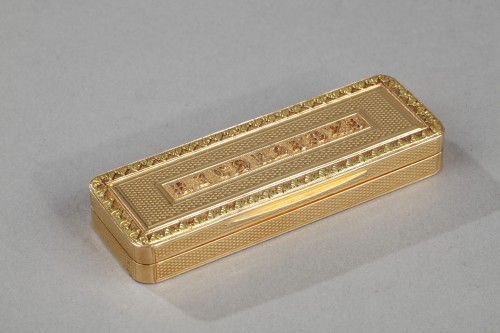 Early 19th Century English Gold Case.  - Objects of Vertu Style Restauration - Charles X