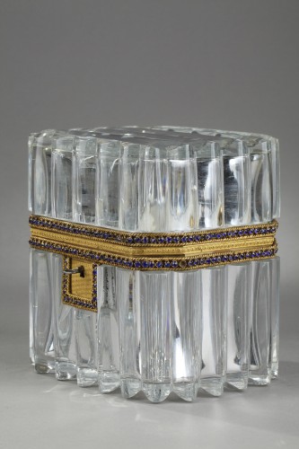 Mid 19th century crystal casket ormolu mountings - 