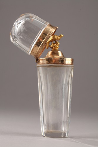 18th century Gold an cut crystal perfume Flask - Objects of Vertu Style Louis XVI