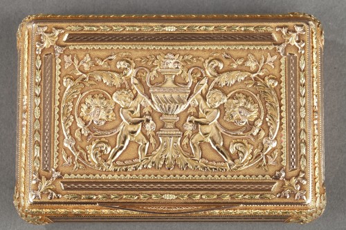Early 19th century gold box French Restauration - Objects of Vertu Style Restauration - Charles X