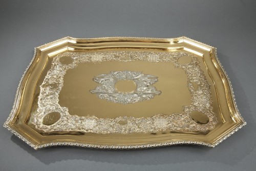 Silver-Gilt Dressing-Table Service by Lionel Alfred Crichton London, 1917 - 
