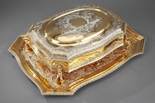  - Silver-Gilt Dressing-Table Service by Lionel Alfred Crichton London, 1917