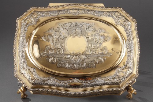 Antiquités - Silver-Gilt Dressing-Table Service by Lionel Alfred Crichton London, 1917