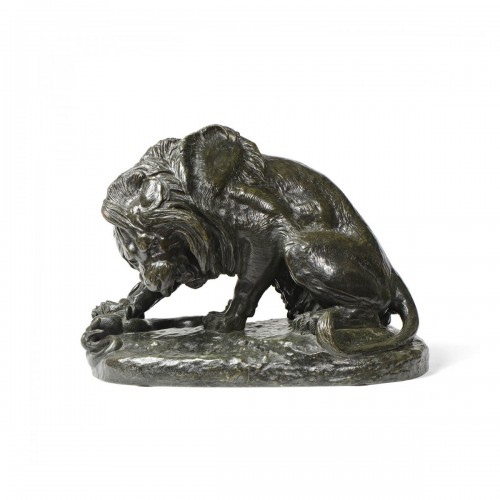 Antoine-Louis Barye (1795-1875) - Lion au Serpent